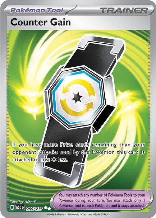 Counter Gain 259 217 (#259/217) (ME: Ascended Heroes) Near Mint Holofoil