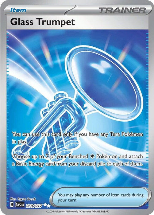 Glass Trumpet 260 217 (#260/217) (ME: Ascended Heroes) Near Mint Holofoil
