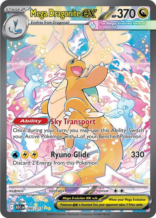 Image for Mega Dragonite ex (290/217) [ME: Ascended Heroes] - Pokemon
