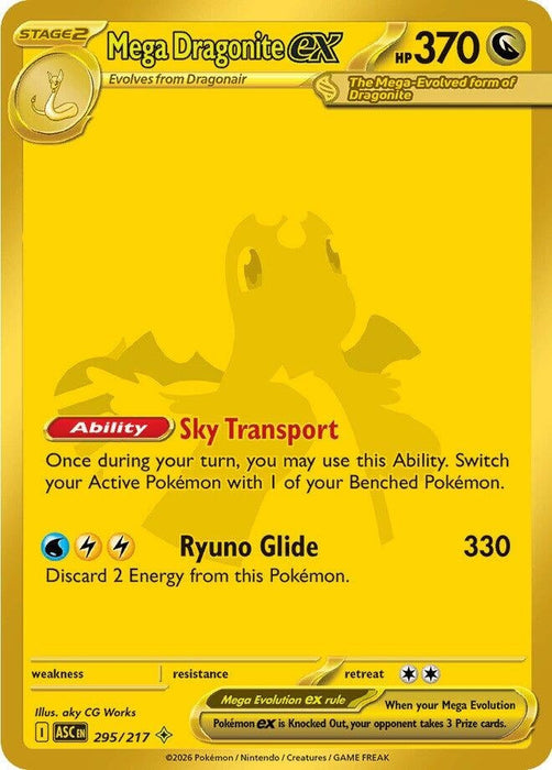 Image for Mega Dragonite ex (295/217) [ME: Ascended Heroes] - Pokemon
