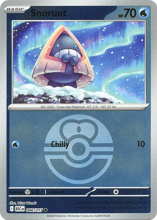 Snorunt 046 217 Love Ball (#046/217) (ME: Ascended Heroes) Near Mint Reverse Holofoil