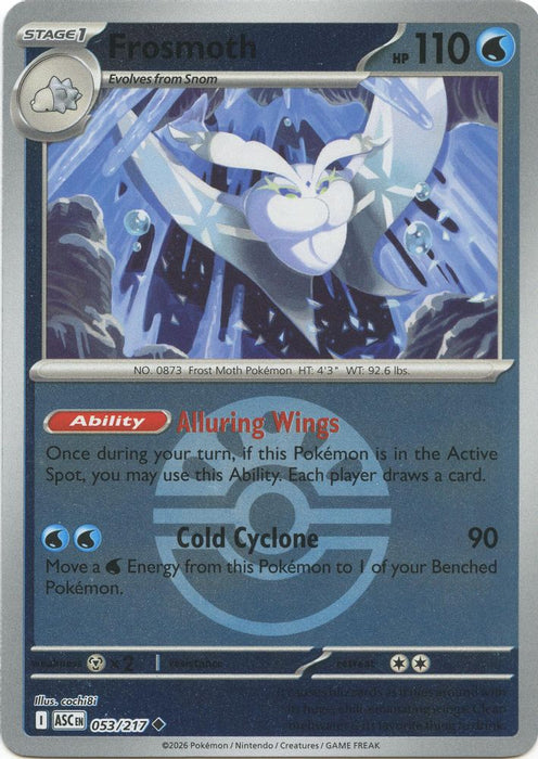 Frosmoth Friend Ball (#053/217) (ME: Ascended Heroes) Near Mint Reverse Holofoil