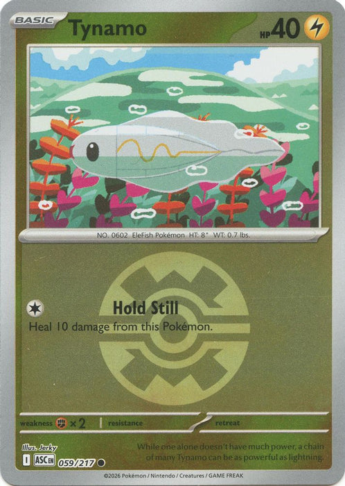 Tynamo Quick Ball (#059/217) (ME: Ascended Heroes) Near Mint Reverse Holofoil