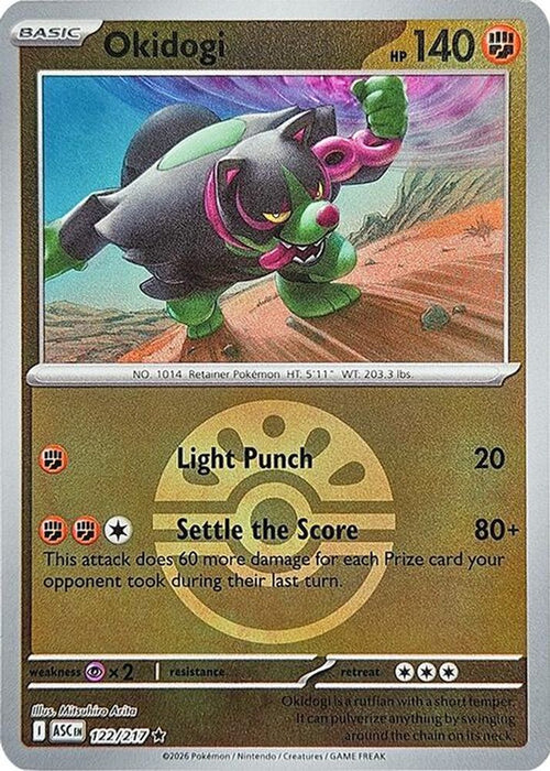 Okidogi Friend Ball (#122/217) (ME: Ascended Heroes) Near Mint Reverse Holofoil