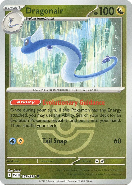 Dragonair Love Ball (#151/217) (ME: Ascended Heroes) Near Mint Reverse Holofoil