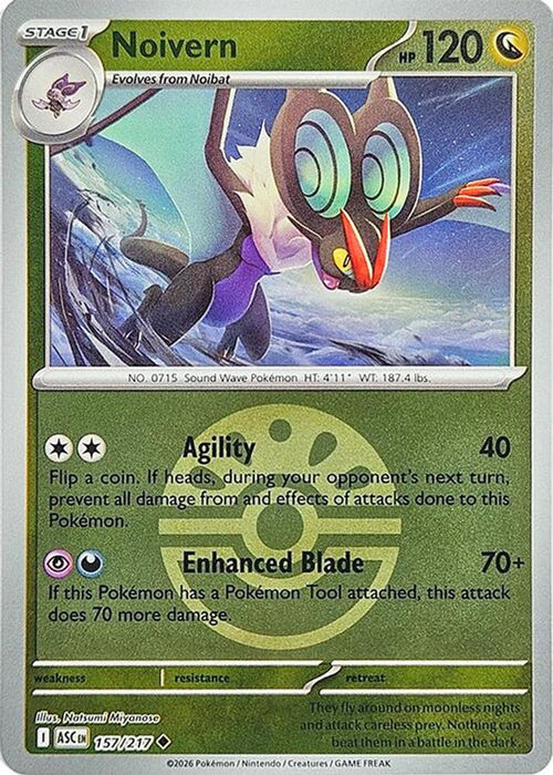Noivern Friend Ball (#157/217) (ME: Ascended Heroes) Near Mint Reverse Holofoil
