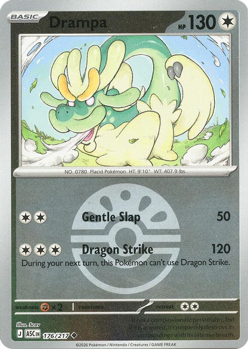 Drampa Friend Ball (#176/217) (ME: Ascended Heroes) Near Mint Reverse Holofoil