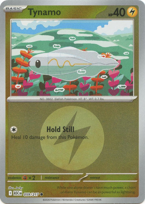 Tynamo Energy Symbol Pattern (#059/217) (ME: Ascended Heroes) Near Mint Reverse Holofoil