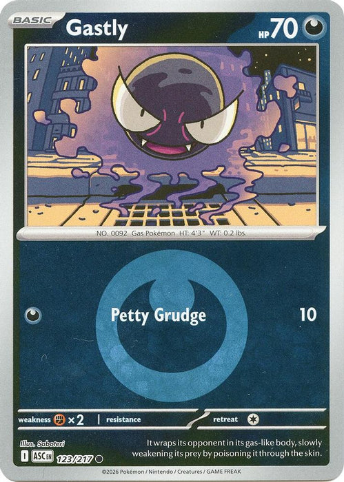 Gastly Energy Symbol Pattern (#123/217) (ME: Ascended Heroes) Near Mint Reverse Holofoil
