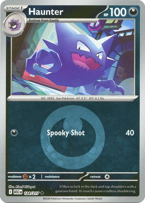 Haunter Energy Symbol Pattern (#124/217) (ME: Ascended Heroes) Near Mint Reverse Holofoil