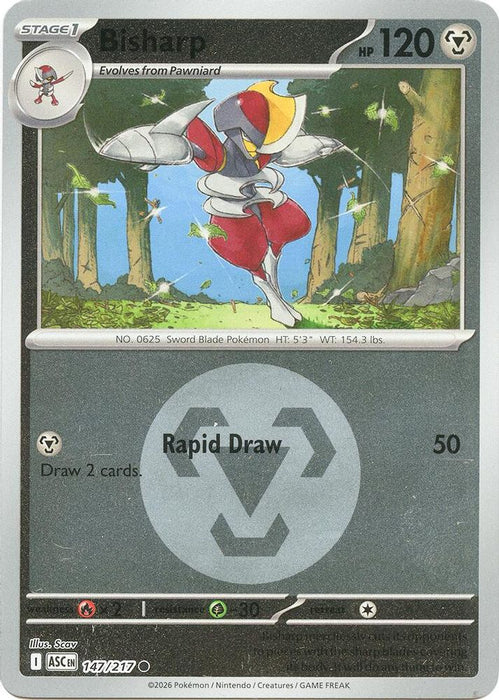 Bisharp Energy Symbol Pattern (#147/217) (ME: Ascended Heroes) Near Mint Reverse Holofoil