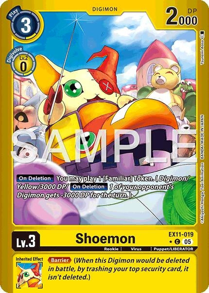 Image for Shoemon (Limited Foil) (EX11-019 C) - Digimon Card Game