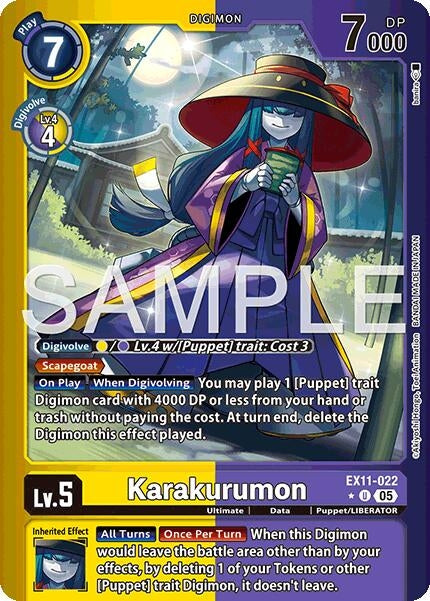 Image for Karakurumon (Limited Foil) (EX11-022 U) - Digimon Card Game