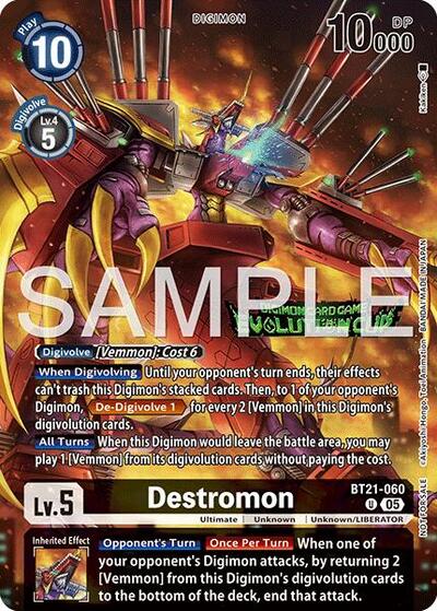 Destromon Evolution Cup 2026 Vol 1 Participant (#BT21-060 U) (World Convergence)