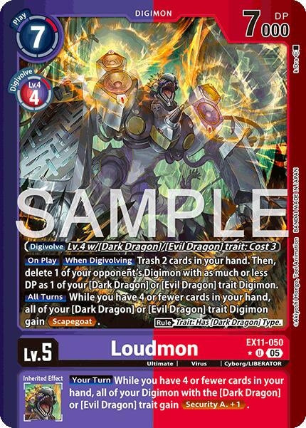 Image for Loudmon (Limited Foil) (EX11-050 U) - Digimon Card Game