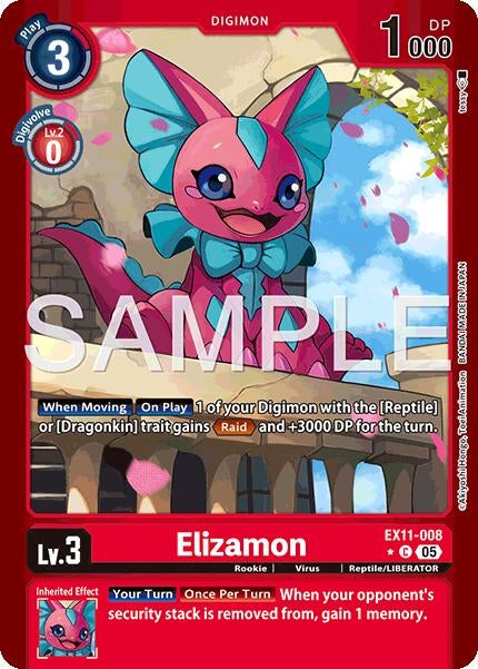 Image for Elizamon (Limited Foil) (EX11-008 C) - Digimon Card Game