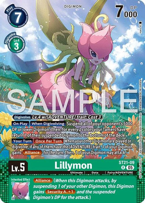 Lillymon (Event Pack 9) (#ST21-09 R) (Starter Deck 21: Hero of Hope) Near Mint Foil