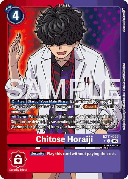 Image for Chitose Horaiji (Limited Foil) (EX11-055 U) - Digimon Card Game