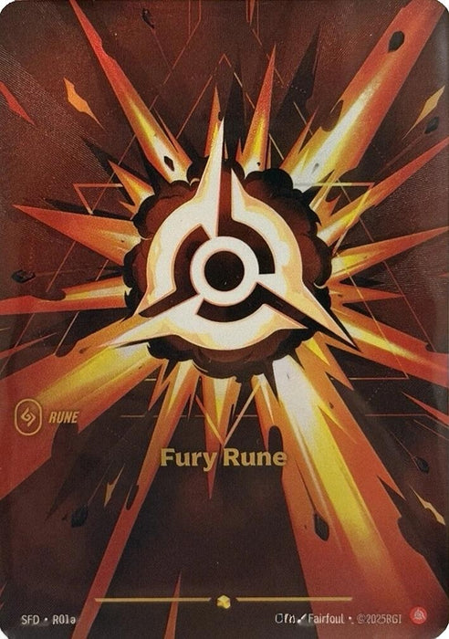Image for Fury Rune (Alternate Art) (R01a) [Spiritforged] - Riftbound: League of Legends Trading Card Game