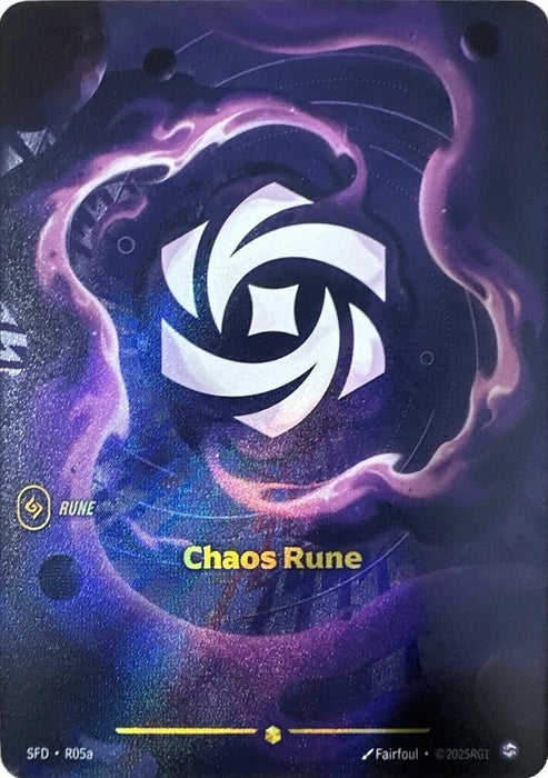 Image for Chaos Rune (Alternate Art) (R05a) [Spiritforged] - Riftbound: League of Legends Trading Card Game