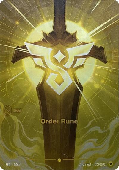 Order Rune R06a (#R06a) (Spiritforged)