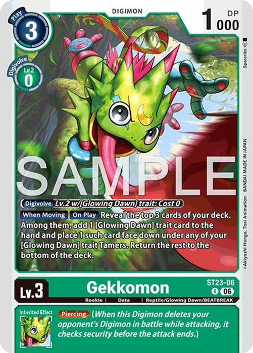Gekkomon (#ST23-06 R) (Starter Deck 23: Beatbreak)