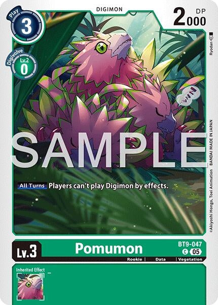 Image for Pomumon (Reprint) (BT9-047 C) [Advanced Booster Digimon Generation] - Digimon Card Game
