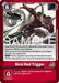 Image for Bind Red Trigger (P-180 P) [Limited Card Pack -Another Knight-] - Digimon Card Game