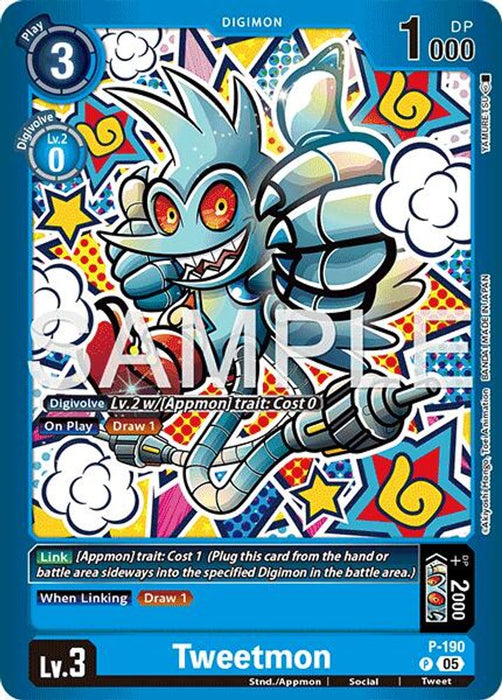 Tweetmon (#P-190 P) (Limited Card Pack -Another Knight-) Near Mint Foil