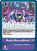 Purple Memory Boost! (Reprint) (#P-040 SR) (Advanced Booster Digimon Generation) Near Mint Foil