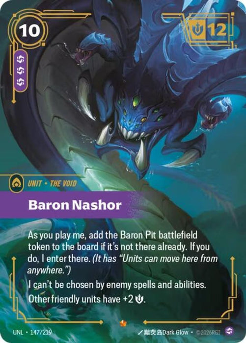 Baron Nashor (#147/219) (Unleashed) Near Mint Foil