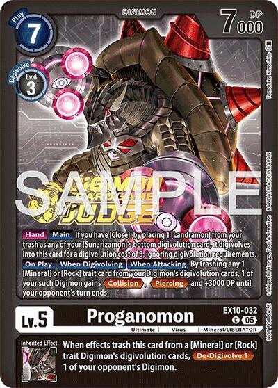 Proganomon (Judge Pack 9) (#EX10-032 C) (Sinister Order)