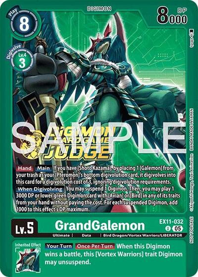 GrandGalemon (Judge Pack 9) (#EX11-032 U) (Dawn of Liberator)