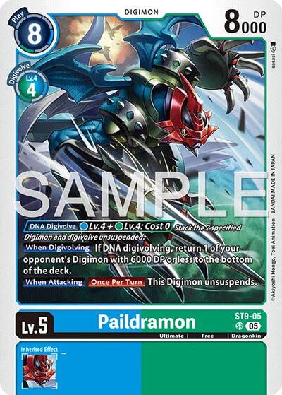Paildramon - ST9-05 (Reprint) (#ST9-05 SR) (Advanced Booster Digimon Generation)