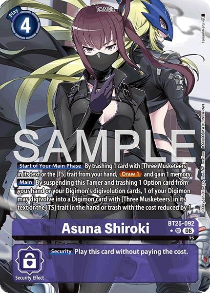 Image for Asuna Shiroki (Alternate Art) (BT25-092 SR) - Digimon Card Game