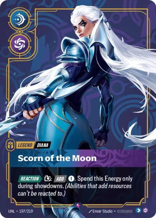 Diana, Scorn of the Moon (#197/219) (Unleashed) Near Mint Foil