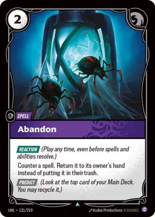 Abandon (#131/219) (Unleashed) Near Mint