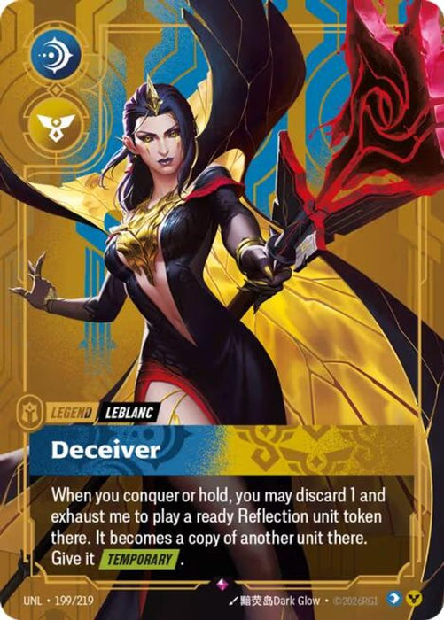 LeBlanc, Deceiver (#199/219) (Unleashed) Near Mint Foil