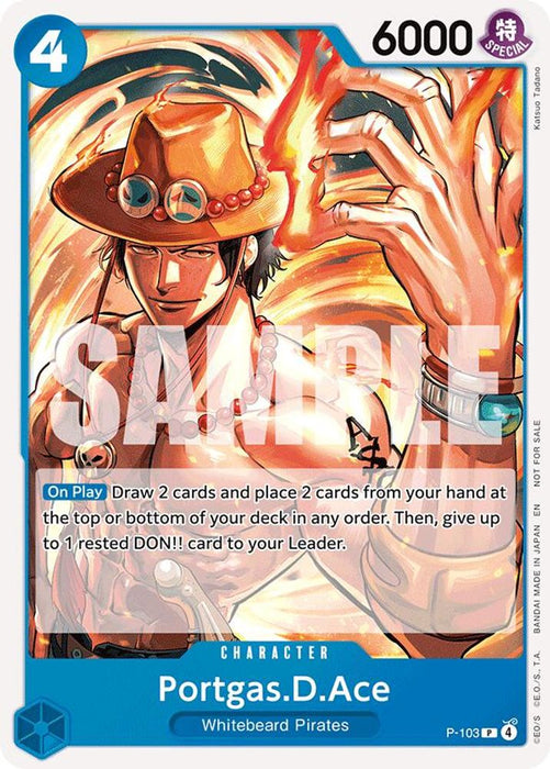 Portgas.D.Ace (Tournament Pack 2026 Vol. 2) (#P-103) (One Piece Promotion Cards) Near Mint