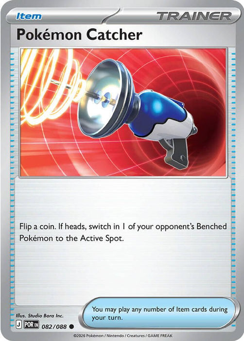 Pokemon Catcher (#082/088) (ME03: Perfect Order) Near Mint Reverse Holofoil