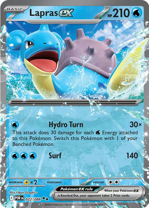 Lapras ex (#022/088) (ME03: Perfect Order) Near Mint Holofoil