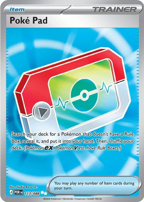 Poke Pad 113 088 (#113/088) (ME03: Perfect Order) Near Mint Holofoil