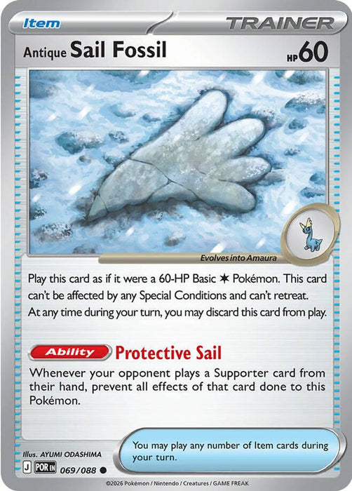 Antique Sail Fossil (#069/088) (ME03: Perfect Order)