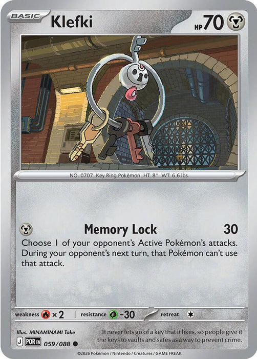 Klefki (#059/088) (ME03: Perfect Order) Near Mint Reverse Holofoil