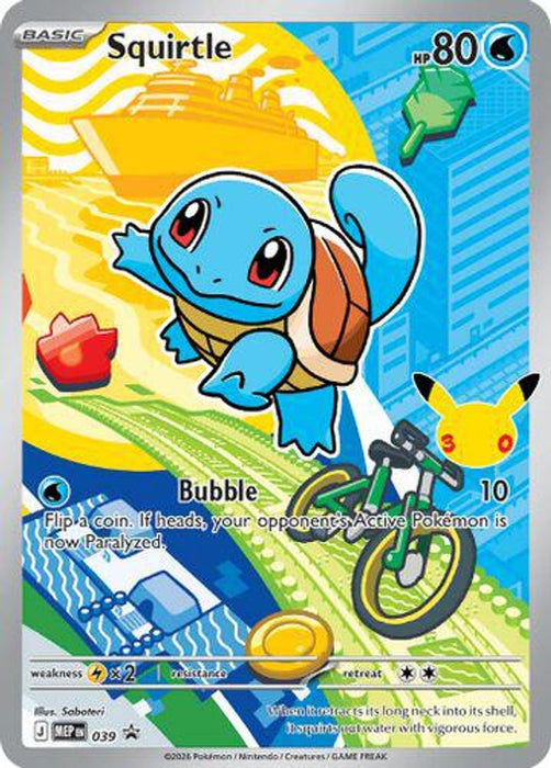 Squirtle - 039 (#039) (ME: Mega Evolution Promo) Near Mint Holofoil