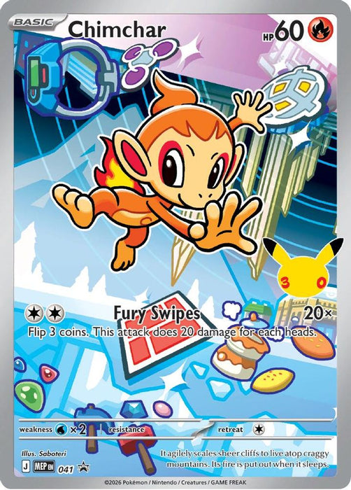 Chimchar - 041 (#041) (ME: Mega Evolution Promo) Near Mint Holofoil