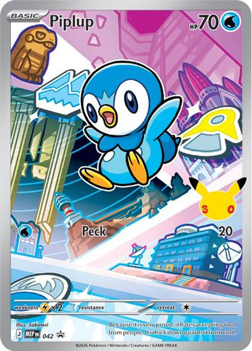 Piplup - 042 (#042) (ME: Mega Evolution Promo) Near Mint Holofoil