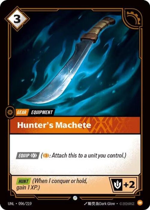 Hunter's Machete (#096/219) (Unleashed) Near Mint