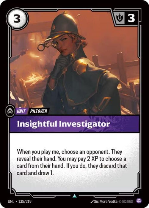 Insightful Investigator (#135/219) (Unleashed) Near Mint