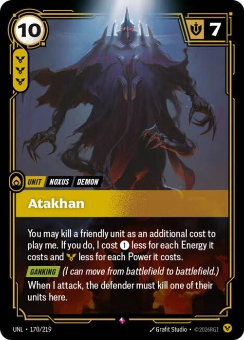 Atakhan (#170/219) (Unleashed) Near Mint Foil